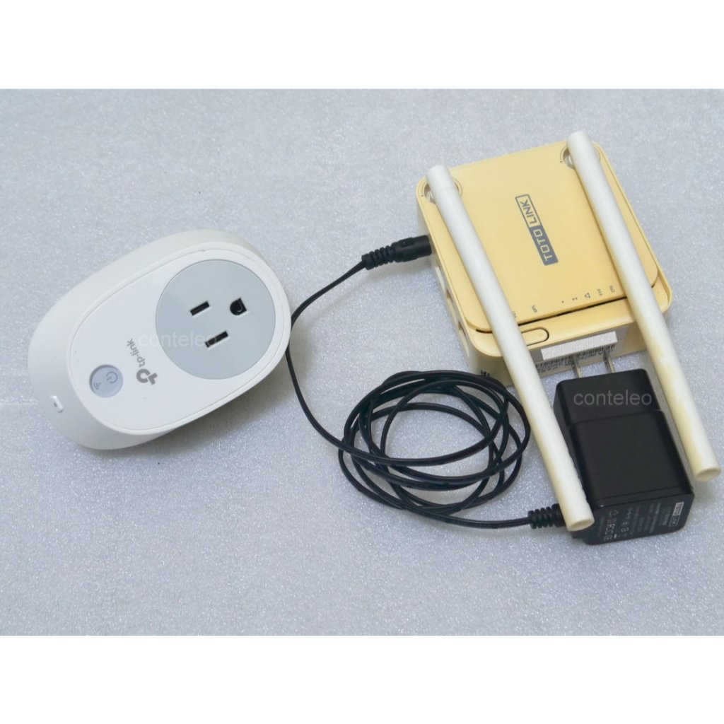 TP-Link HS100 HS100(US) Wi-Fi 智慧插座 ◎ 贈配對用TOTOLINK N200RE 分享器