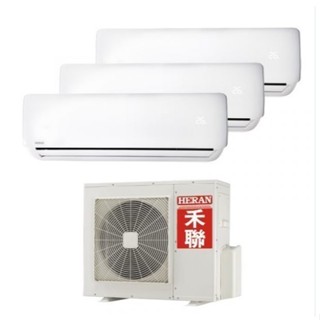 HERAN禾聯 3坪+3坪+4坪一對三冷暖變頻一級分離式冷氣HM3-SK74H