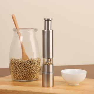 🔥【不鏽鋼手動胡椒研磨器】料理香氣升級✨廚房必備調味神器,好用ptt dcard評價推薦