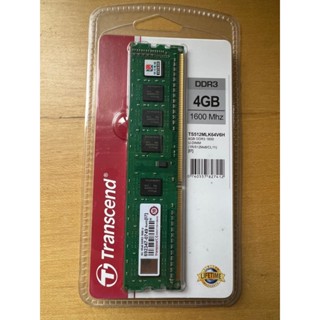 創見 Transcend/4G/DDR3-1600 U-DIMM/全新(未拆封)