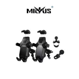 【MILVUS黑鷹】 ME28 防盜減震機車手機架 手機架 機車架 車用支架 機車支架 防震