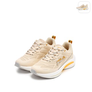 【FILA】女性 Nebula 慢跑鞋-米/黃 5-J910Y-779