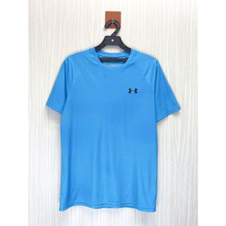 Under Armour 藍色小LOGO紋路運動上衣 (編號250405127