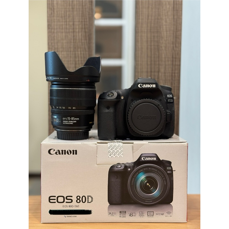 Canon 80D+15-85mm（初芯二手）