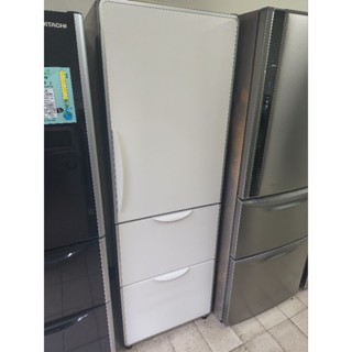 二手中古白色日立385公升3門變頻冰箱，自動製冰，型號R-N39WS，保固3個月，請詢問大戶藥師