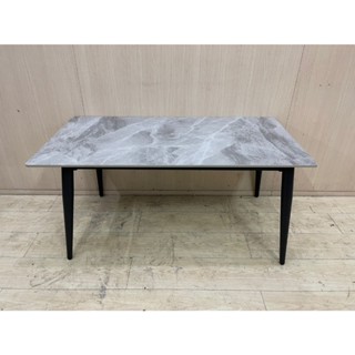 新竹二手傢俱◎百豐悅2手傢俱-庫存新品出清 灰色120公分北歐風巖板沙發桌 客廳桌 桌子 苗栗2手傢俱 大安二手傢俱