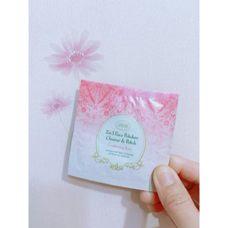 SABON 二合一臉部純淨磨砂膏 珍萃玫瑰4ml