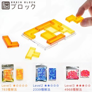 [拿鐵熊] 智力積木 TENYO Brain Block 益智七巧板 #2531