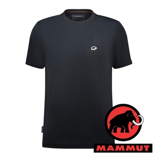 【mammut 長毛象】mammut男圓領排汗短袖t恤『黑prt1』1017-05080