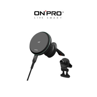【ONPRO】 MagCar 車用磁吸充電器 磁吸充電車架 車用無線充 充電盤 手機架 充電座 磁吸支架 快充