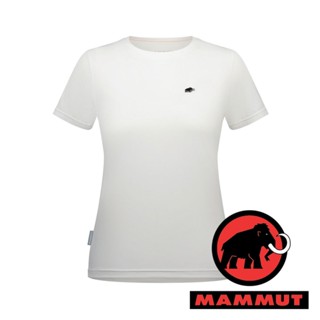 【MAMMUT 長毛象】Mammut女圓領排汗短袖T恤『白PRT1』1017-05090