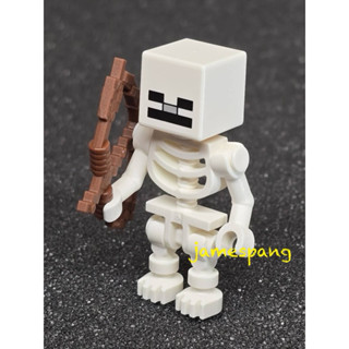 【臺中翔智積木】LEGO 樂高 Minecraft 麥塊 人偶 21271 21282 骷髏人 附弓箭