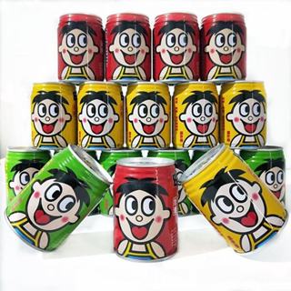 旺仔經典牛奶 O泡果奶 全家福 復原乳 245ml/罐裝 旺旺牛奶 兒童早餐 飲料 草莓味 堅果味 結婚送禮隨手禮