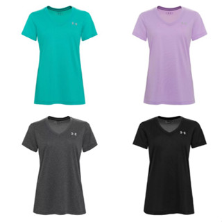 Under Armour 女V領短袖運動上衣#1709828
