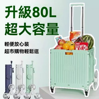 免運 折疊購物收納車 可爬樓梯購物車 家庭菜籃車 購物車 買菜車 折疊手推車 收納箱 收納籃 折疊拉車 手拉車 推車
