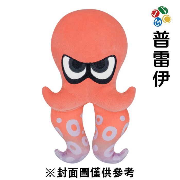 【特殊周邊】斯普拉遁3 ALL STAR COLLECTION 章魚玩偶 (S)《紅色》【普雷伊】