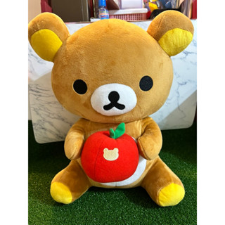 二手商品 拉拉熊 rilakkuma 蘋果拉拉熊 娃娃 玩偶 布偶