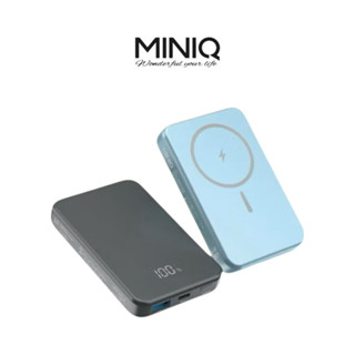 【MINIQ】磁吸式無線閃充行動電源 數顯鋁合金/10000mAh/15W 行動電源 行充 充電寶 快充行動電源