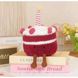 【清倉甩賣】英國同款 Jellycat 櫻桃生日蛋糕 毛絨玩具 生日禮物 送女友禮物 趣味禮物