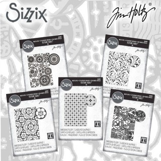Tim Holtz x Sizzix 背景浮雕版(共5款) Multi Level Textured Embossing
