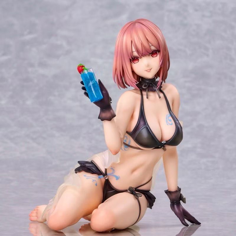 【小龍便宜公仔】全新 正版 UCI necomiイラスト 假期的續杯 PVC