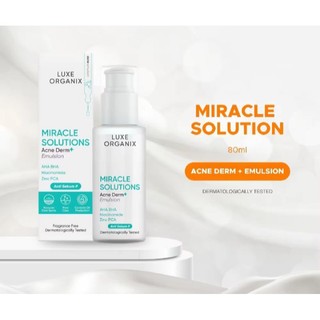 Luxe Organix Miracle Solutions Aha/Bha Emulsion 80mL