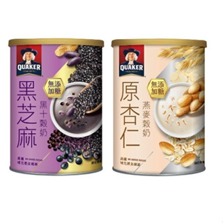 桂格 黑芝麻黑十穀奶 / 原杏仁燕麥穀奶390g 口味任選