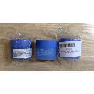 【全新未拆臺灣公司貨】LANEIGE 蘭芝 超能亮睡美人晚安面膜 15ml 睡美人極萃滋養晚安唇膜 甜莓 3g 面膜 唇