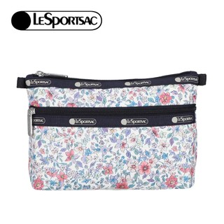 |快速出貨|Lesportsac Cosmetic Clutch 雙層拉鍊收納化妝包 - 織錦花語 開學季禮物