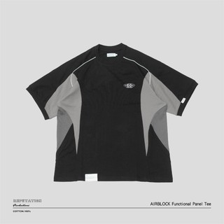 REPUTATION PRODUCTIONS® AIRBLOCK 拼接機能TEE