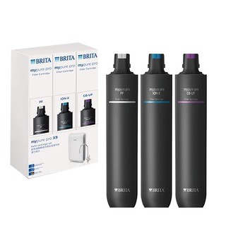 德國BRITA官方 mypure pro X9 濾芯組 0.01微米中空絲膜