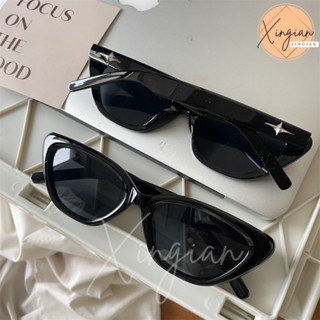 🕶️冷酷質感貓眼墨鏡🕶️ Y2K貓眼潮流墨鏡 偏光抗UV400太陽眼鏡 美式風格 流行百搭 最新穿搭 夏天防曬 小紅書