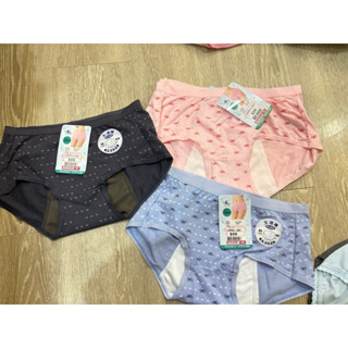 全新 一王美 臺灣製 尺寸M 蝴蝶結愛心女生理褲 三角低腰生理褲 加長防水裡布 國中小學剛發育 生理期 臺灣製
