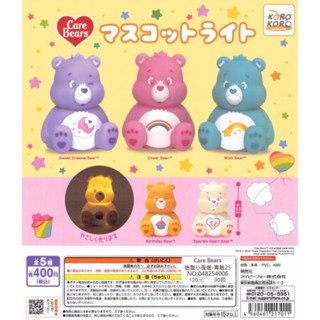J個好 現貨 CARE BEARS 造型小夜燈 全5款 彩虹熊 發光 愛心小熊 愛心熊 公仔 草莓熊 轉蛋 扭蛋