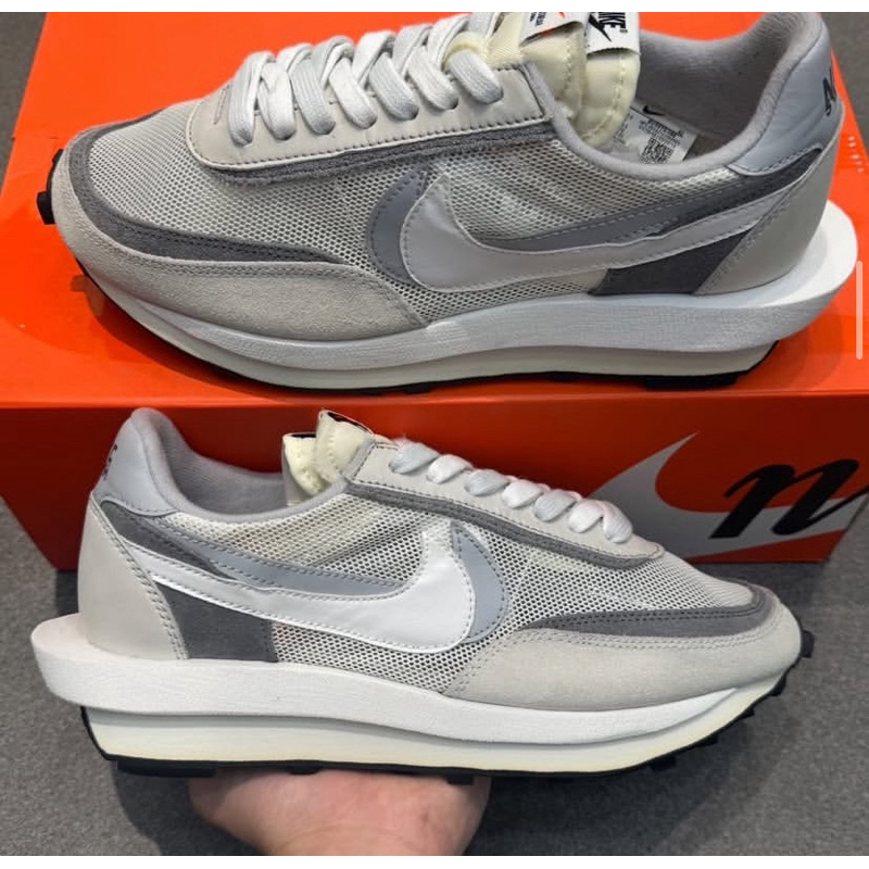 Nike x Sacai LDWaffle 灰白初代/Us9/95%⬆️新