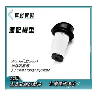 專用濾網 適用 Hitachi日立2-in-1無線吸塵器PV-X80M X85M PVX80M