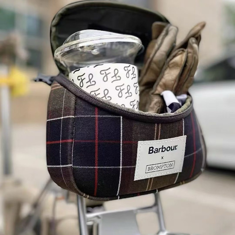 代購英國🇬🇧Barbour x Brompton聯名款自行車車頭包 單車包 潮流  滑板