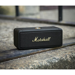 Marshall Emberton 黑金色 攜帶式藍芽喇叭 二手