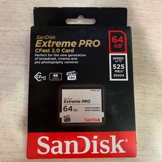 【現貨】公司貨 SanDisk Extreme Pro CF CFast 64GB 525MB/s 記憶卡 CFSP