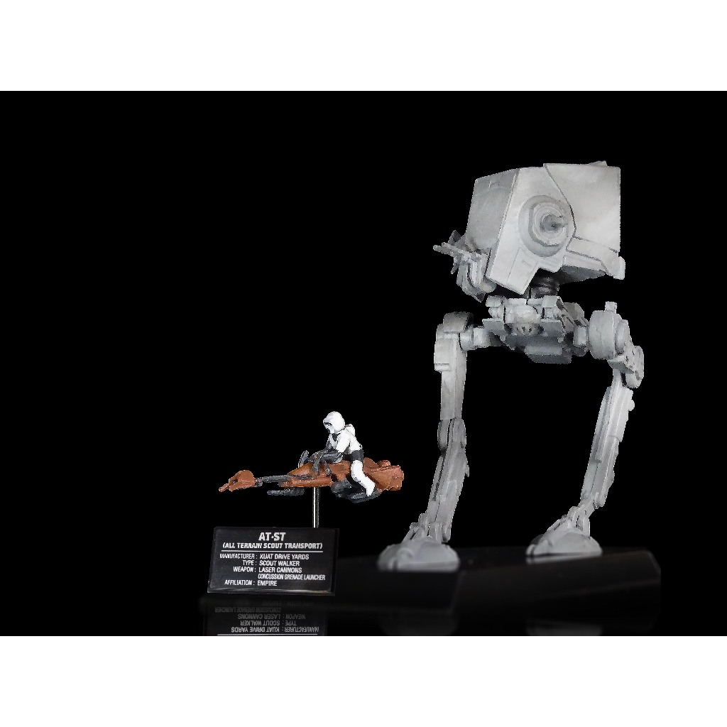 BOSS 櫃 現狀品 ： 1/144 F-TOYS 星際大戰 AT-ST 全地域偵察運輸走獸 STAR WARS