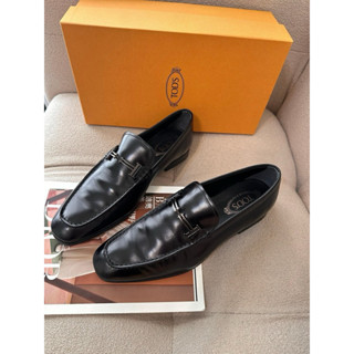 【喬依米亞】 TOD’S 黑色牛皮男士皮鞋 紳士鞋 男鞋9.5 號 全新品JIA