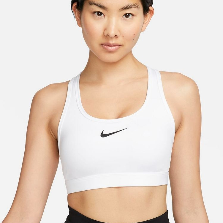 NIKE  運動內衣 女  舒適 瑜珈內衣 中度支撐  Dri-FIT 女 運動內衣 白 DX6822100