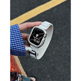 《臺灣出貨》適用 APPLE WATCH 高山錶帶 超纖皮錶帶 SE S8 S9 10代 46mm 42mm 女士錶帶