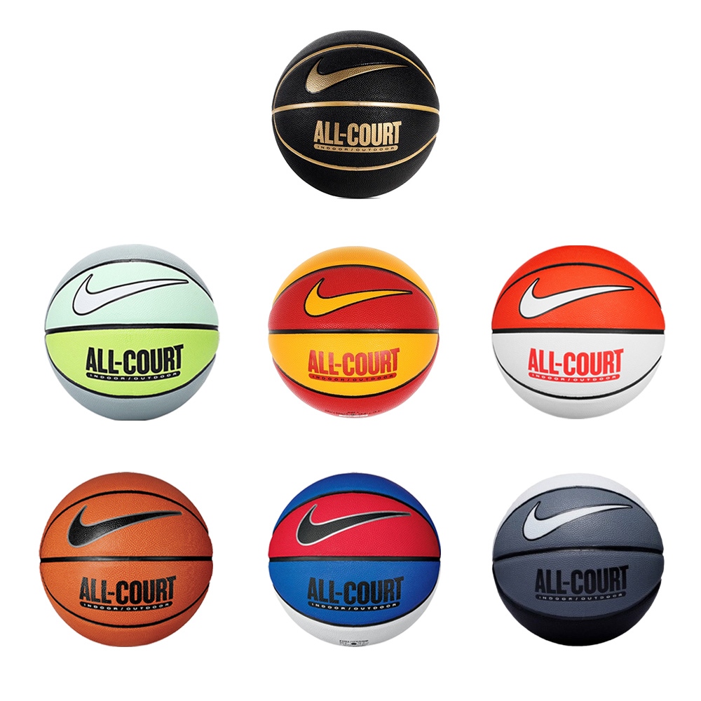 NIKE EVERYDAY ALL COURT 8P 7號球 送球網球針 室內 室外 籃球 N1004369【樂買網】