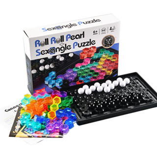 MACRO GIANT 2合1 推撞球 六邊拼圖 益智玩具 Roll Pearl Sexangle Puzzle