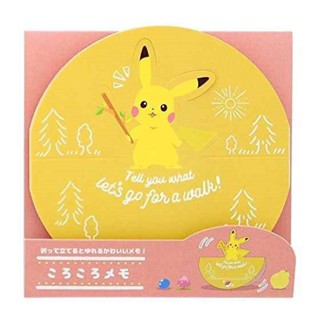 日本製 皮卡丘 立體 便條本 MEMO紙 卡片 便條紙 文具 口袋怪獸 寶可夢 正版 J00012202