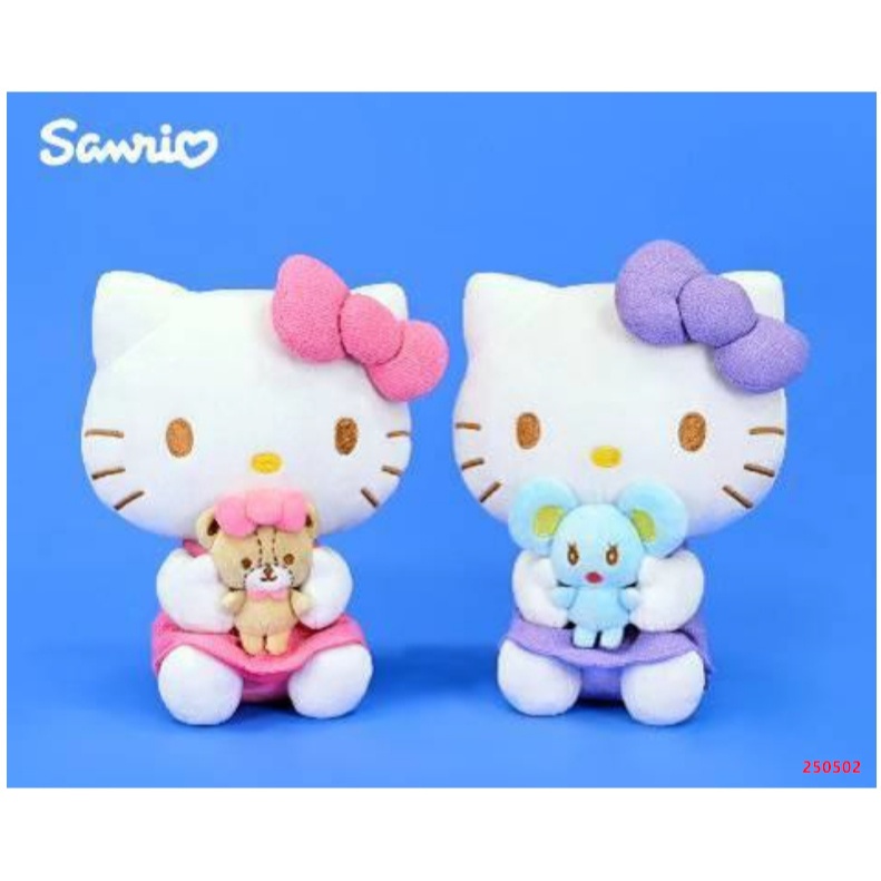 【KITTY裙裝抱動物款】hello kitty 凱蒂貓 凱蒂貓娃娃 KITTY娃娃 KITTY抱寵款 三麗鷗