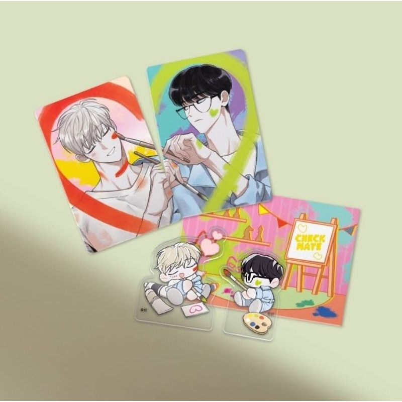 ⭐️週邊⭐️Checkmate 將殺 壓克力飯友小卡組 韓國BL漫畫 韓漫 BOMTOON LEZHIN