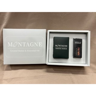 （全新品精油禮盒精油隨機出）Montagne USAGI｜平安兔｜白玉公仔/ 綠東陵玉公仔/ 黑曜石公仔/ 藍東陵玉公