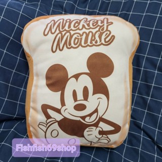 P Disney 迪士尼 米老鼠 米奇 吐司 造型 抱枕